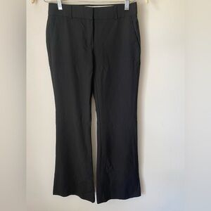 Theory Pants Women’s 2 Wool Trousers Wide Leg Low Rise Y2K Vintage Office Siren